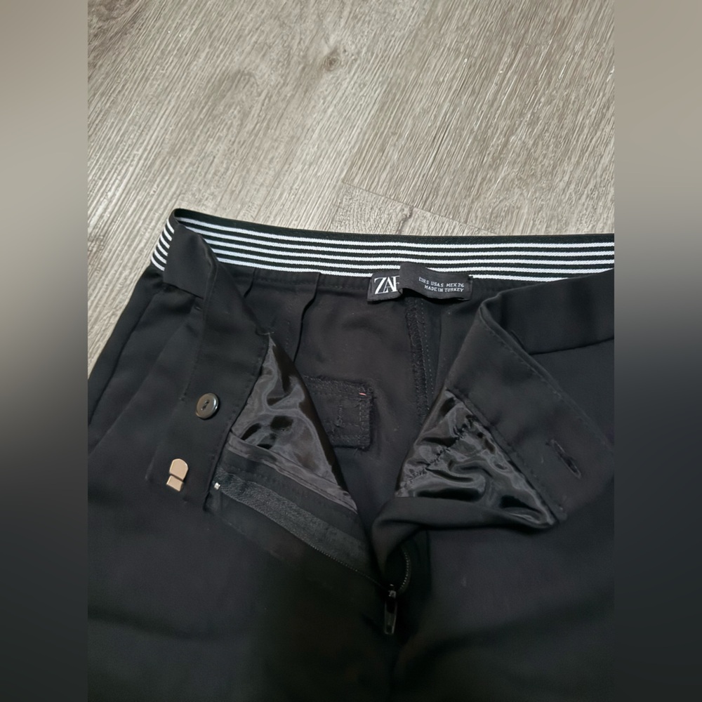 ZARA Black Dress Pants – Size S – New Without Tags - Picture 3 of 4